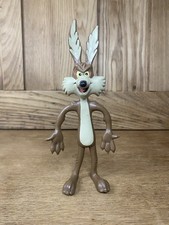 Wile E Coyote bendy Figure 1988 Vintage Warner Bros