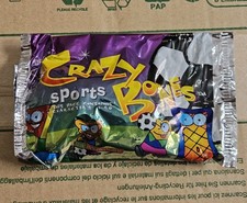 1x GoGo's Crazy Bones Sports Series Football, OG Pack, Sealed Pack 1998.
