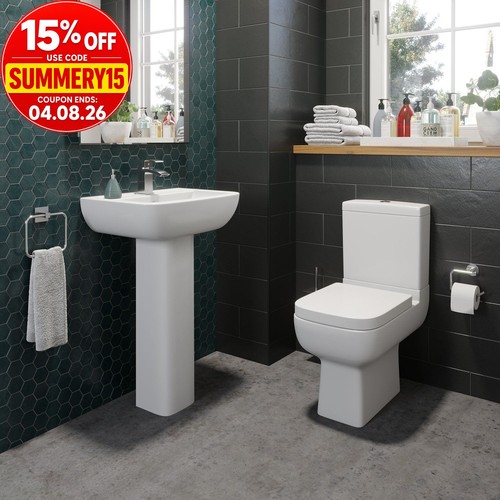 Bathroom cloakroom suite - cloakroom,