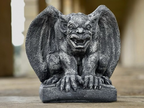 Concrete large gargoyle statue