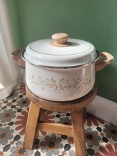 Vintage Enamel Cooking Pot