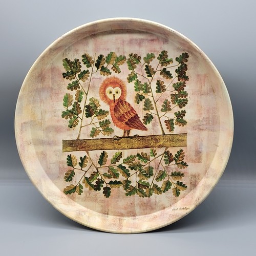 Vtg owl branch tree retro - branch,