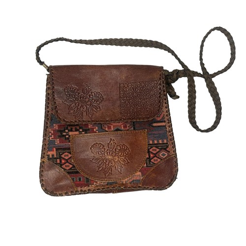 Vintage kilim and tooled - kilim,