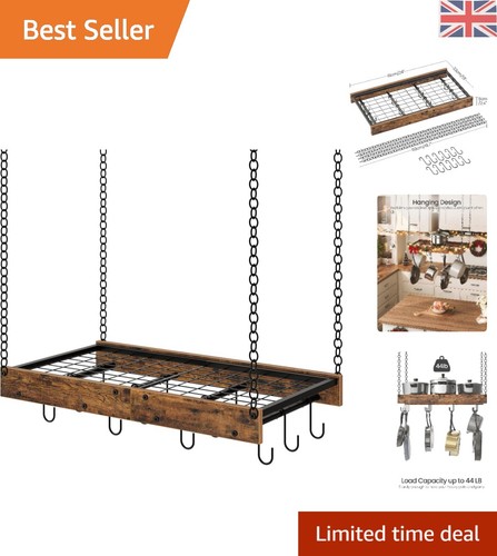 Rustic ceiling mounted pot - rustic,