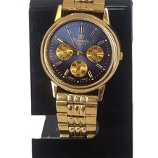 Ricardo Quartz Blue Dial Gold