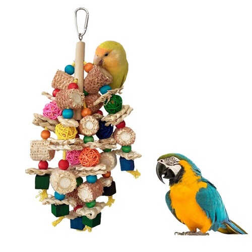 Bird cage biting toy - cage,