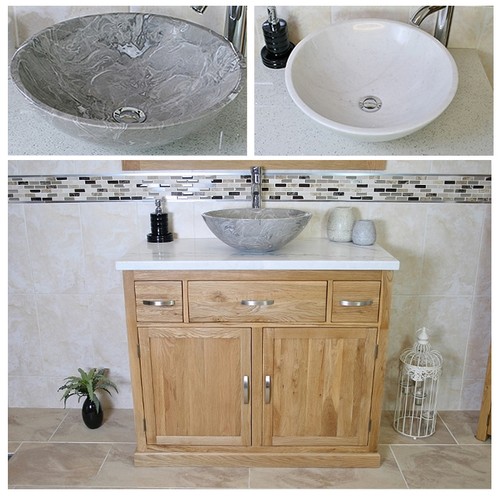 Bathroom vanity unit oak - vanity,