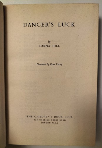 Dancer luck lorna hill - dancer's,