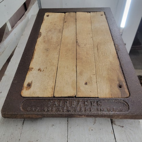 Antique fairbanks platform - antique,