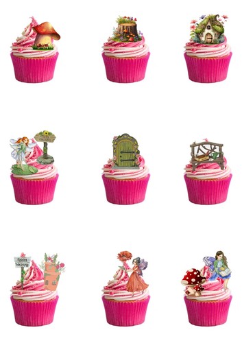 Cake toppers fairy garden - toppers,