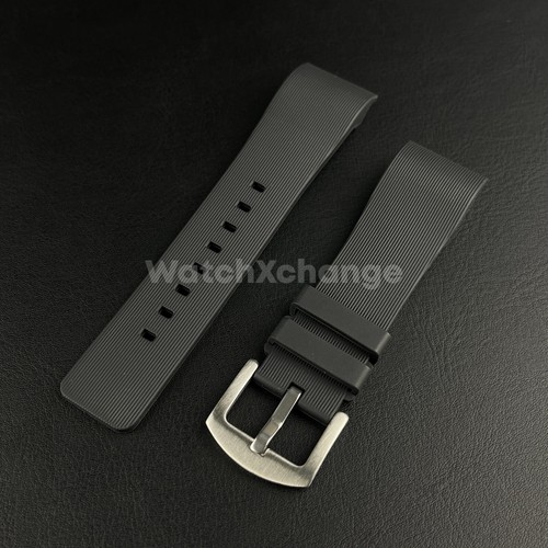 Black silicone rubber - rubber, watch