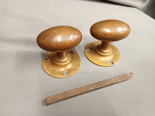 Pair brass patina - brass, vintage