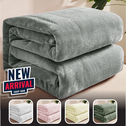 Large fleece blanket - faux, fur