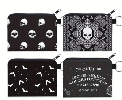 Gothic skull coin - coin, card