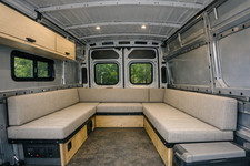 L-Shape Camper Van Bed Cushion