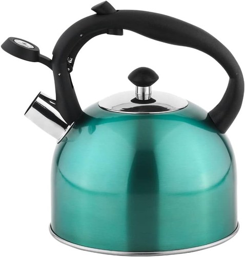 Basics stainless steel kettle - steel,