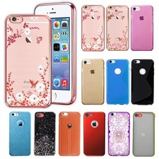 Silicone Case For iPhone 6 7 8 Plus 5 SE 2020 2022 Shockproof Gel Phone Cover