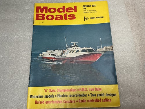 Model boats magazine october - model,