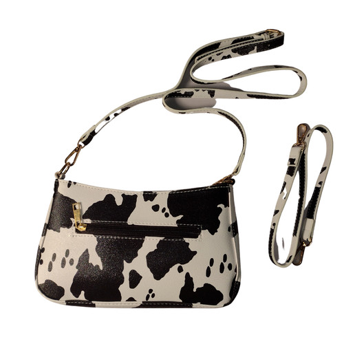 Black white cow - cow, print