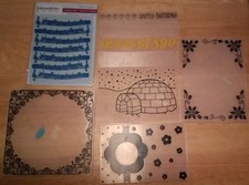 Mixed Assorted Design Embossing Folder Boards Bundle