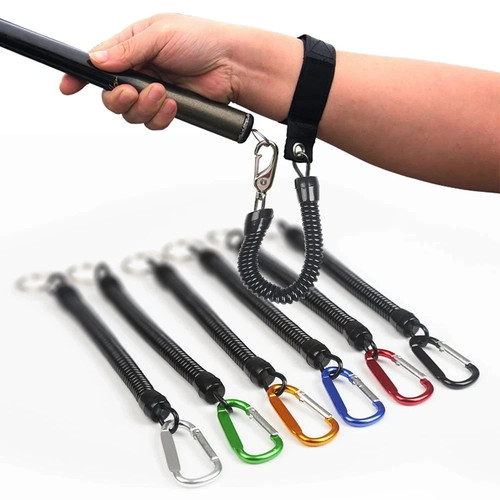Retractable coiled fishing - retractable,