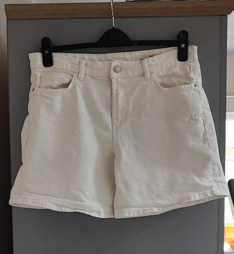 Womens summer denim shorts mid - summer,