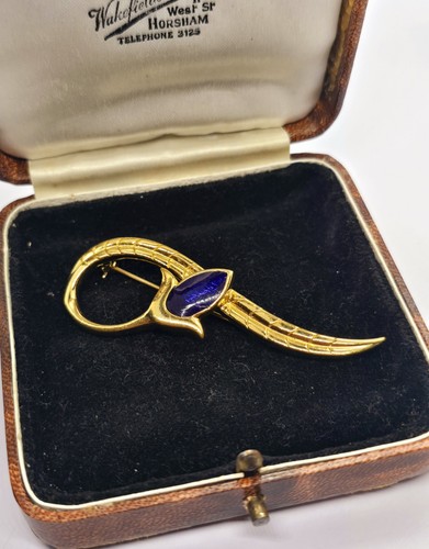 Vintage brooch tulip - vintage,