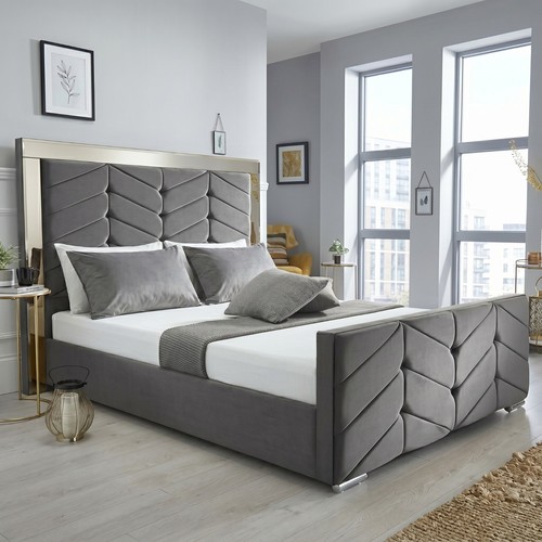 Reverie mirror bed - , in