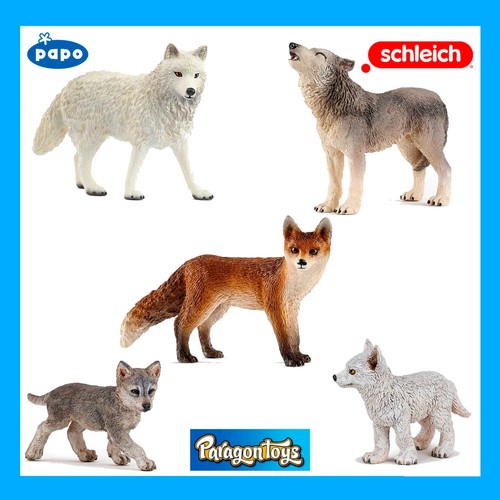 Papo schleich fox and - schleich,