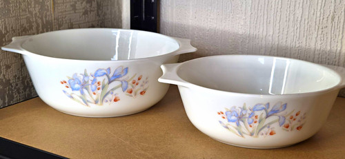 Pyrex england floral - england, opalware