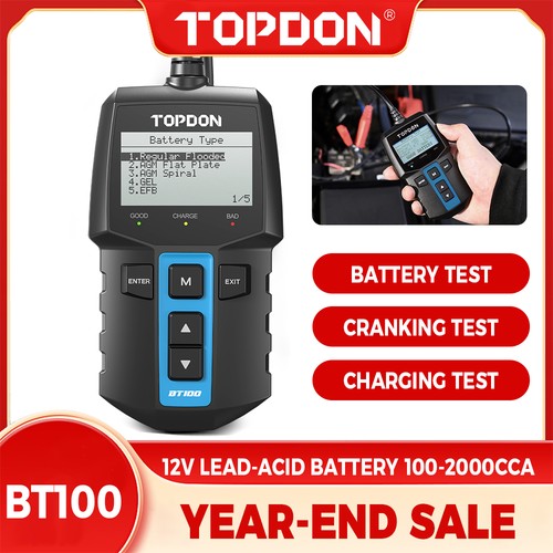 Topdon bt100 quick test - bt100,