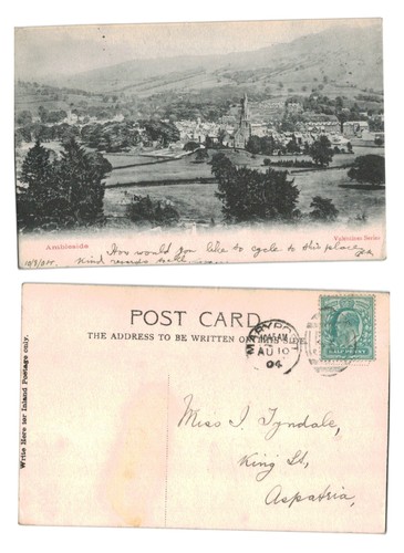 Vintage postcard ambleside - -,