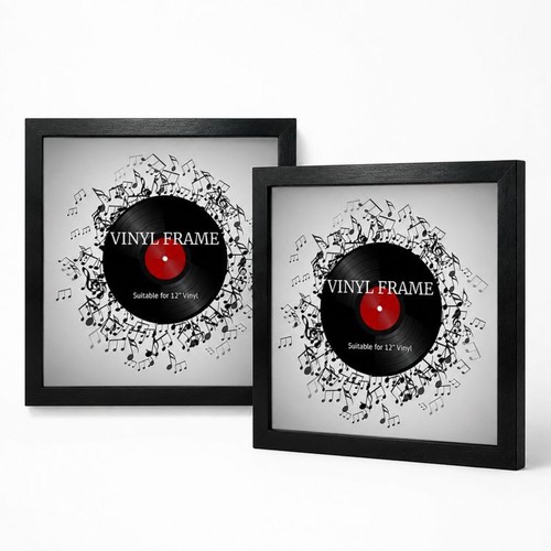 Set vinyl record frames - set, of