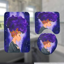 3 in Toilet Mat Set Funky Seat