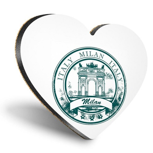 Heart mdf coasters milan - mdf,