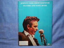 SHEET MUSIC - JOHNNY CASH SHOW SOUVENIR PICTURE AND SONG BOOK