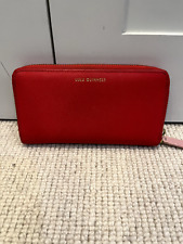 Lulu Guiness Red Leather Continental Purse