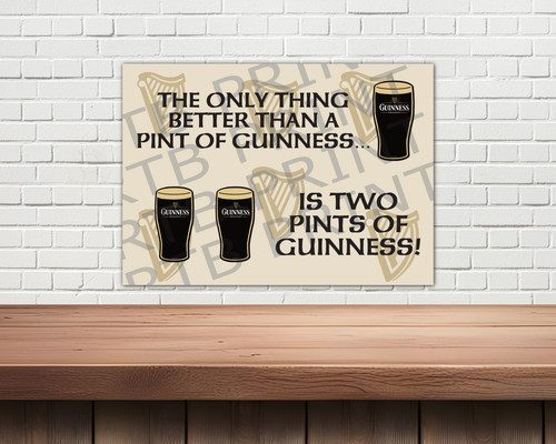 Guinness metal beer - guinness,