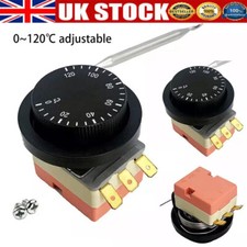 Car Capillary Thermostat Cooling Radiator Fan Control Switch Universal 0-120℃