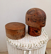 Antique Wooden three Piece Milliners Hat Blocks