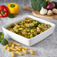 White Ceramic 24cm Square