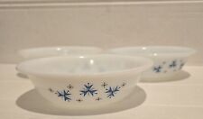 3x Phoenix Opalware - Sputnik Atomic Snowflake - Medium Bowl 17cm - Serving Bowl