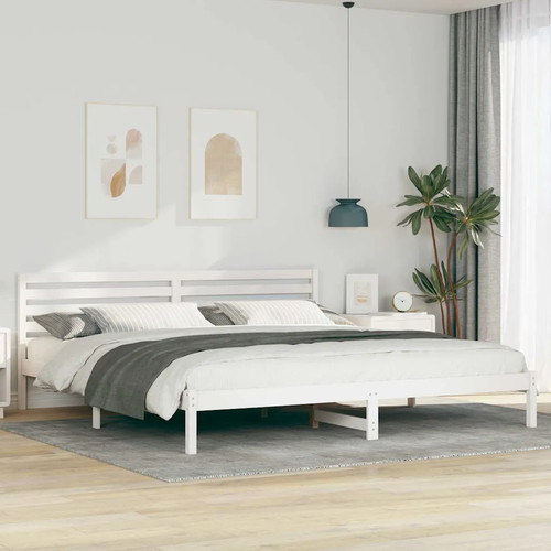Bed frame solid pine wood - bed,