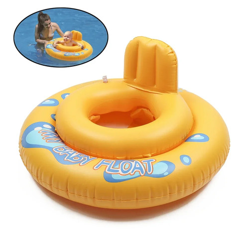 Cute inflatable baby swim ring - cute,