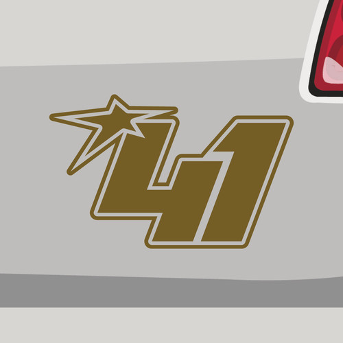 Sticker start number - 41, race