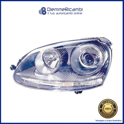 Left chrome xenon headlight - xenon,