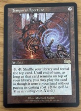 Magic the Gathering - Temporal Aperture - Artifact - Urza's Saga - NM - MTG
