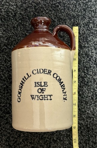 Vintage stoneware cider jug