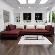 ICONIC B&B ITALIA CHARLES FABRIC CORNER CHAISE SOFA CONTEMPORARY SETTEE RP£13000