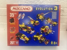 Vintage Meccano Evolution 3 35 Models 261 Pieces New Unused 1995 